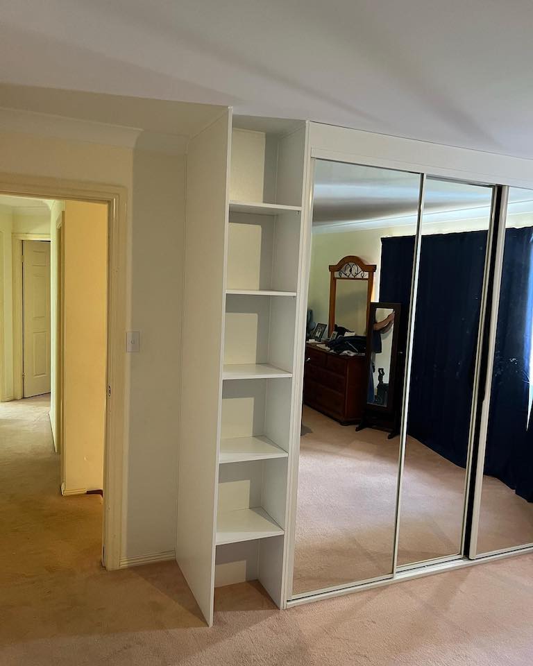 Custom wardrobe installation 6