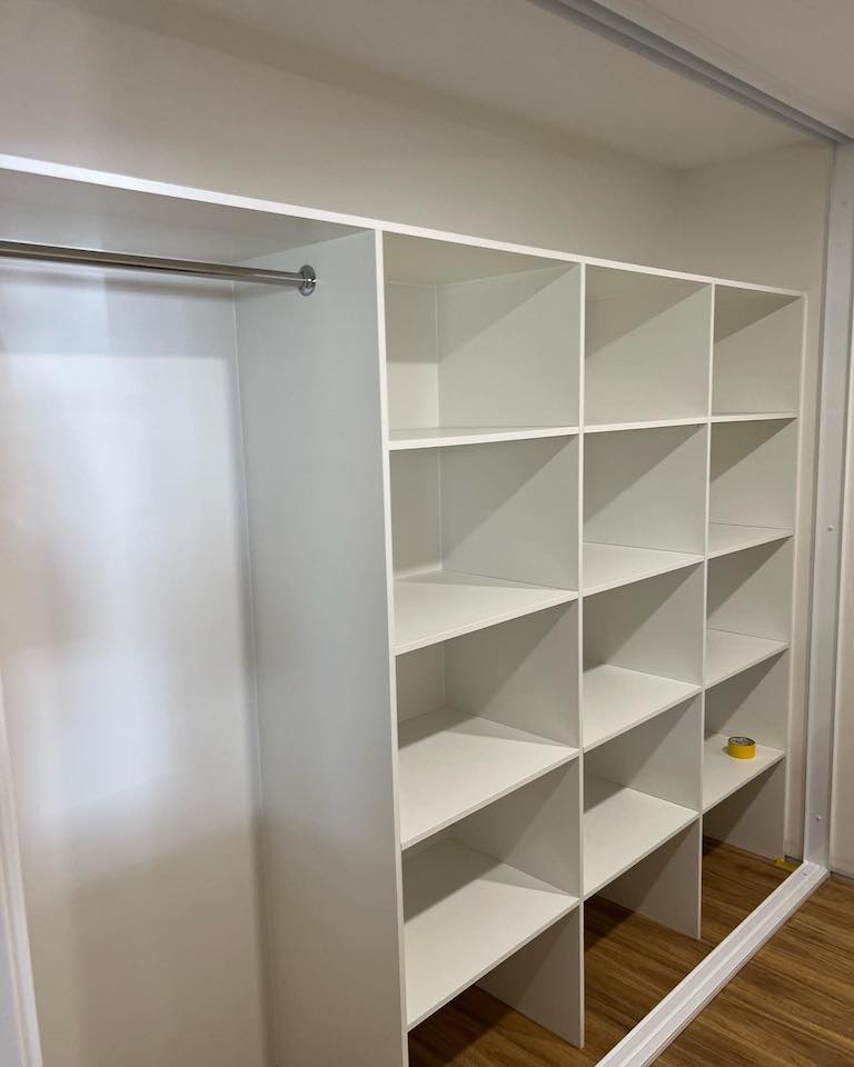 Custom wardrobe installation 5