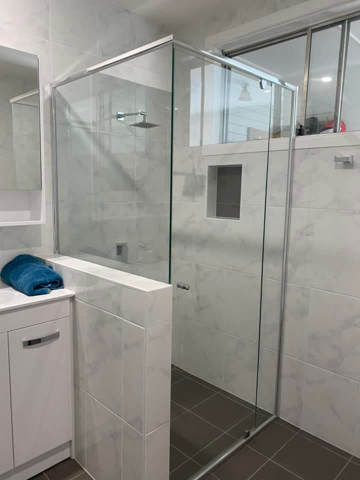 Shower screen installation 31