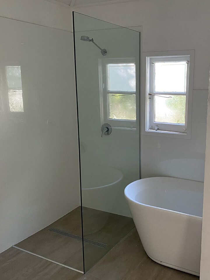 Shower screen installation 22