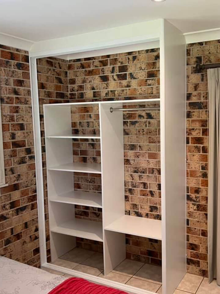 Custom wardrobe installation 14