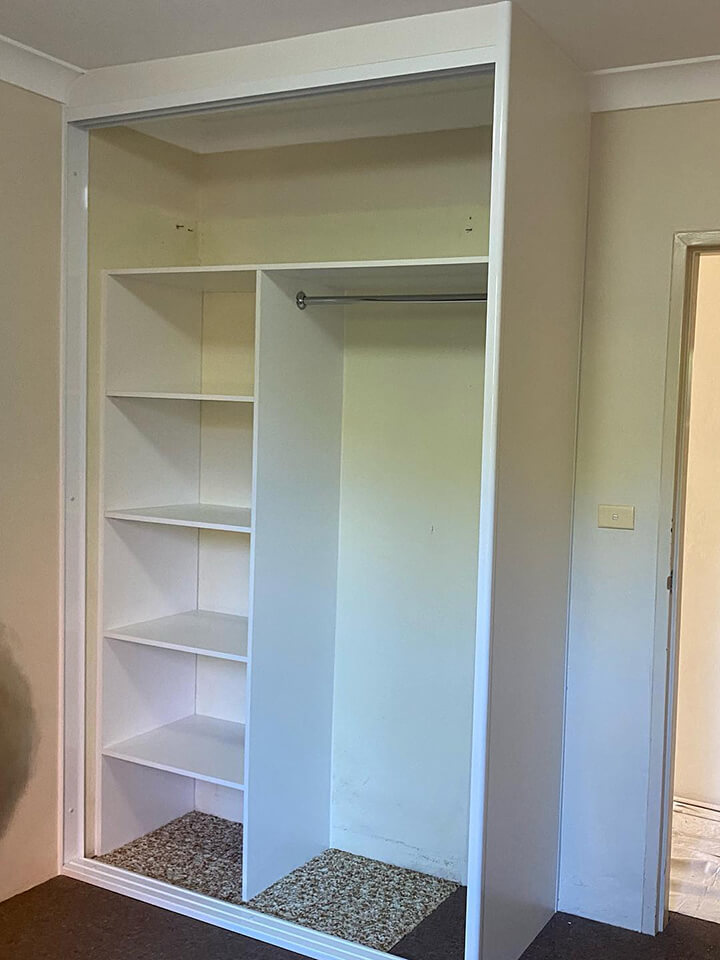 Custom wardrobe installation 7