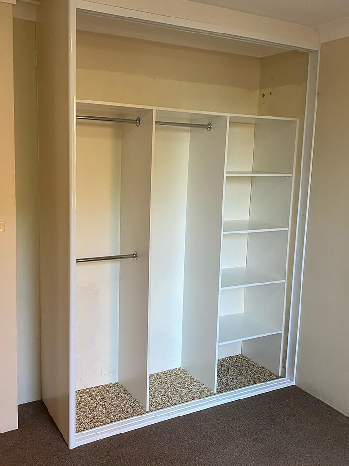 Custom wardrobe installation 9