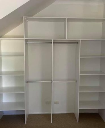 open shelves